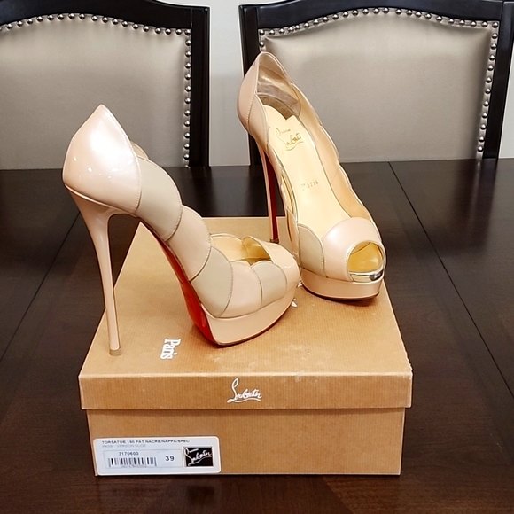 Christian Louboutin Shoes - Christian Louboutin Torsatoe 150 Nude 39